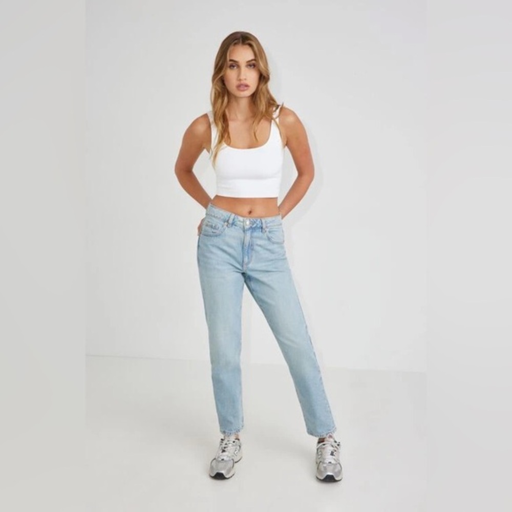 Garage Denim Mom Straight Leg Jeans Sz 30